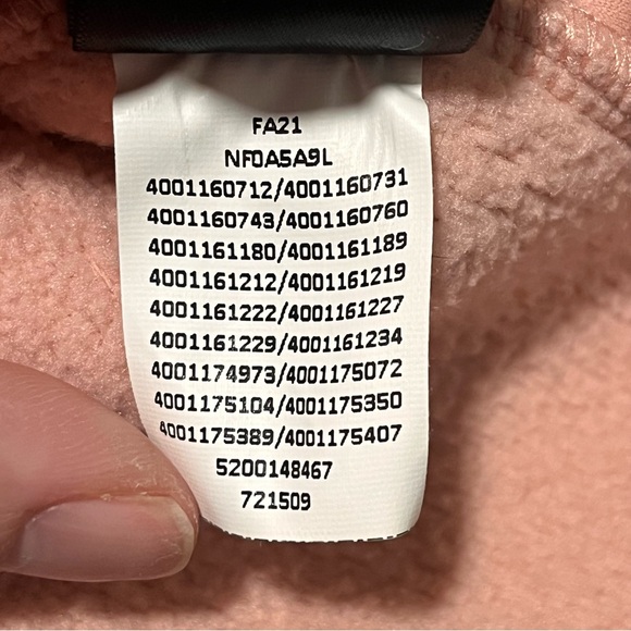 The North Face Women's Cragmont Coral Sunrise and Pink Button Up Fleece Jacket M - Picture 16 of 16